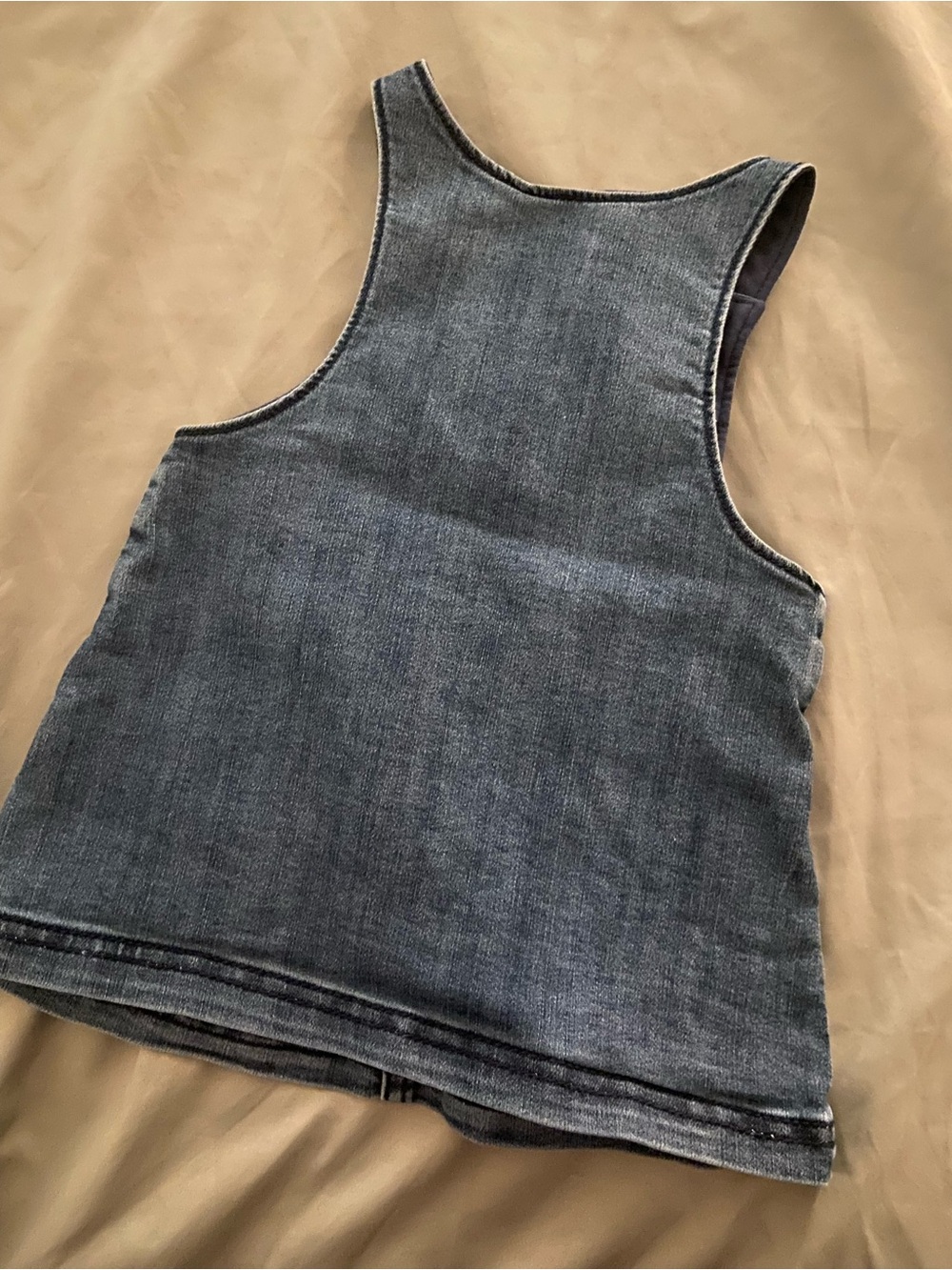 Carter’s Baby 9M Girl’s Overall Jean Denim Dress - Picture 2 of 3